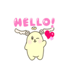 動く！てんしいぬ。（個別スタンプ：3）