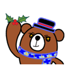 日常に潜むクマ（クリスマス・年末年始）（個別スタンプ：3）