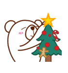 日常に潜むクマ（クリスマス・年末年始）（個別スタンプ：4）