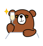 日常に潜むクマ（クリスマス・年末年始）（個別スタンプ：8）