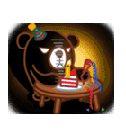 日常に潜むクマ（クリスマス・年末年始）（個別スタンプ：11）