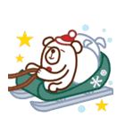 日常に潜むクマ（クリスマス・年末年始）（個別スタンプ：12）