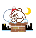日常に潜むクマ（クリスマス・年末年始）（個別スタンプ：13）