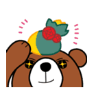 日常に潜むクマ（クリスマス・年末年始）（個別スタンプ：15）
