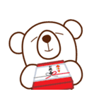 日常に潜むクマ（クリスマス・年末年始）（個別スタンプ：16）