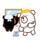 日常に潜むクマ（クリスマス・年末年始）（個別スタンプ：17）