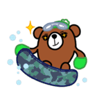 日常に潜むクマ（クリスマス・年末年始）（個別スタンプ：32）