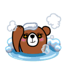 日常に潜むクマ（クリスマス・年末年始）（個別スタンプ：35）