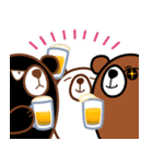日常に潜むクマ（クリスマス・年末年始）（個別スタンプ：40）