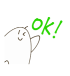 白いA（個別スタンプ：1）