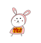 うさももちゃん1（個別スタンプ：10）