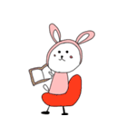 うさももちゃん1（個別スタンプ：14）
