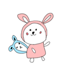 うさももちゃん1（個別スタンプ：21）