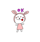 うさももちゃん1（個別スタンプ：36）