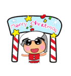 Kaori. Merry Christmas（個別スタンプ：1）