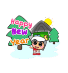 Kaori. Merry Christmas（個別スタンプ：32）