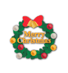 Happy Christmas sticker（個別スタンプ：4）