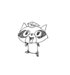 らくがきたぬき（個別スタンプ：1）