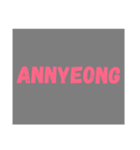 Kpop word（個別スタンプ：6）