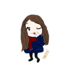 Moly the winter girl（個別スタンプ：1）