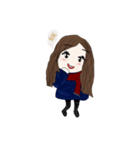 Moly the winter girl（個別スタンプ：2）