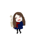 Moly the winter girl（個別スタンプ：3）