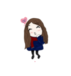 Moly the winter girl（個別スタンプ：4）