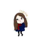 Moly the winter girl（個別スタンプ：6）