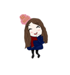 Moly the winter girl（個別スタンプ：7）