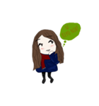 Moly the winter girl（個別スタンプ：8）