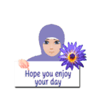 so cute hijab girl（個別スタンプ：8）