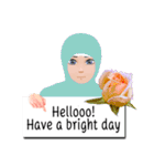 so cute hijab girl（個別スタンプ：10）