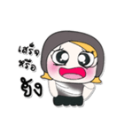 >>My name is Moji. ！（個別スタンプ：34）