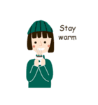 Bb happy girls: Winter Edition（個別スタンプ：9）