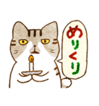 猫★冬のごあいさつ【Xmas〜年末年始】（個別スタンプ：9）
