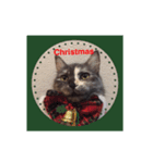 可愛い猫 ねこ クリスマス お正月 年末年始（個別スタンプ：4）