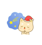 little shiba meow ＆ alien baby Christmas（個別スタンプ：6）