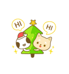 little shiba meow ＆ alien baby Christmas（個別スタンプ：13）