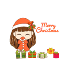 Christmas Cute Girl（個別スタンプ：2）