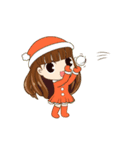 Christmas Cute Girl（個別スタンプ：12）