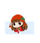 Christmas Cute Girl（個別スタンプ：13）