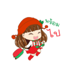 Christmas Cute Girl（個別スタンプ：20）