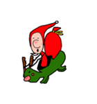 Santa Claus and Rachel daily life（個別スタンプ：26）