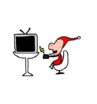 Santa Claus and Rachel daily life（個別スタンプ：28）
