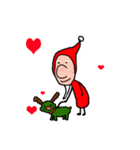 Santa Claus and Rachel daily life（個別スタンプ：30）