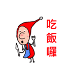 Santa Claus and Rachel daily life（個別スタンプ：31）