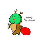 Silly Dinosaur - Marry Christmas（個別スタンプ：4）