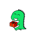 Silly Dinosaur - Marry Christmas（個別スタンプ：8）