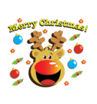 Merry Christmas Mr. Reindeer（個別スタンプ：21）