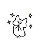 白いかわゆいねこ（個別スタンプ：2）